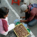 Cracking nuts with a hammer