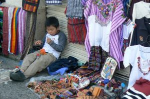 Young vendor