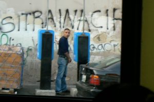 Taking a leak on the street is not uncommon. There