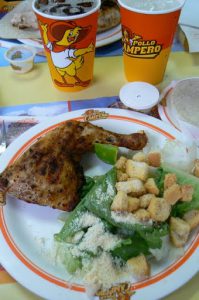 Lunch at Pollo Campero