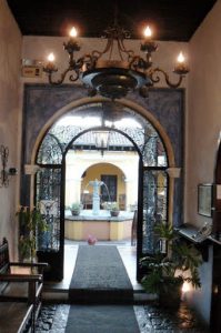 Typical interior courtyard