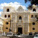 Ornate facade of Our Lady of Mercy (Merced) church