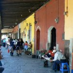 Shops along the arcade