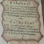 Cathedral history plaque