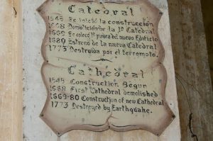 Cathedral history plaque