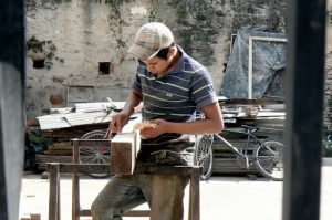 Church restoration is a full time job for numerous carpenters