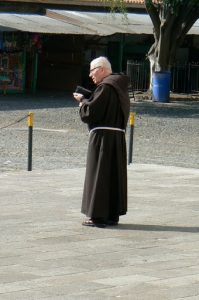 Monk at Iglesia y Convento de San Francisco