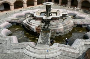 Convent cloisters in Our Lady of Mercy (Merced) church;