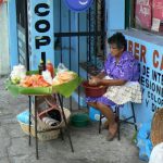 One of hundreds of street vendors