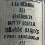 Monument to hero Captain Gerardo Barrios