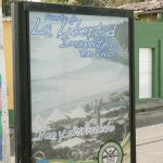 Welcome sign to Libertad: "Imagine the lIfe--come and enjoy it."