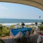 Restaurant along the beach in Libertad