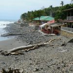 Along the promenade