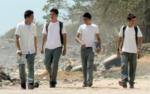 Students off to school