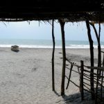 Along the beach in Libertad