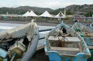 Fishing boats on the pier