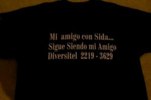 T-shirt My friend has AIDS He is still my friend Diversity