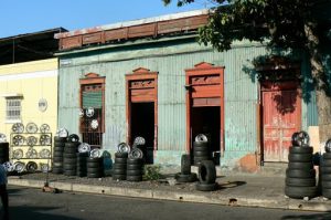 Tire sales showroom