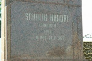 Grave of Schafih Handal , political leader