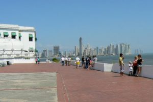 New city viewed from the old town