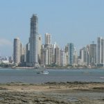 Modern Panama City viewed from the old town