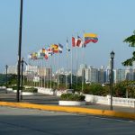 Modern Panama City viewed from the Causeway