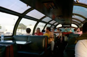 Aboard the The Panama Canal Railway