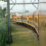 Panama Canal diesel train