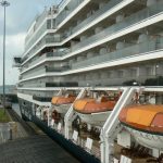 Cruise ships are enormous when viewed from close up