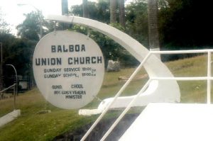 Balboa Union Church sign