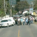 On the way to Boquete we encountered a funeral