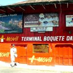 Bus terminal in Boquete
