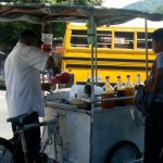 Local soda shop (flavored shaved ice)