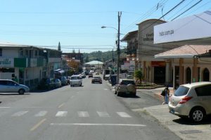 Main street of Boquete Boquete is a small town tucked into
