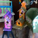 Artsy birdhouses