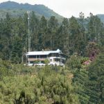 Retiree home with cell phone tower