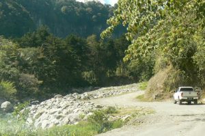 Back road in the mountains near Boquete