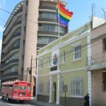 Exterior of the Oasis offices; Oasis is a LGBT (gay)