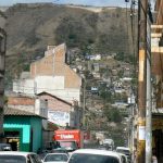 Tegucigalpa is built on hills; the streets are narrow and