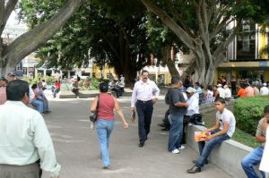 Plaza Morazan daily life