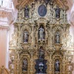 Baroque altar of gold and silver