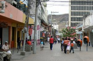 Pedestrian street downtown