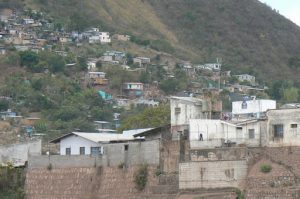 Tegucigalpa is built on hills