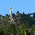 Statue of Jesus Christ in El Picacho City Park overlooking