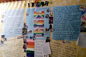 Posterboard at Sexual Diversity Initiative for Human Rights (IDSDH)