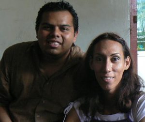 Marvin posing with Athiany of the Nicaraguan Trans Association