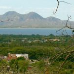 Looking across Lake Managua from the hill Loma de Tiscapa