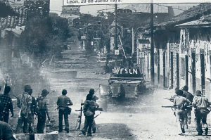 During the war between Sandanista rebels and the Samoza government,