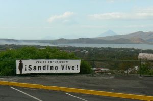 Overlooking Lake Managua from the hill Loma de Tiscapa