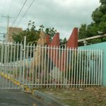 Gate by the new presidential mansion